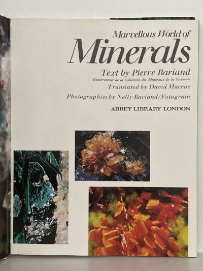 MARVELLOUS WORLD OF MINERALS