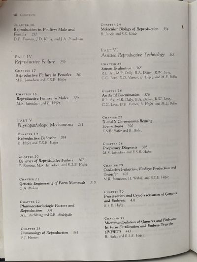 REPRODUCTION OF FARM ANIMAL - Seventh Edition