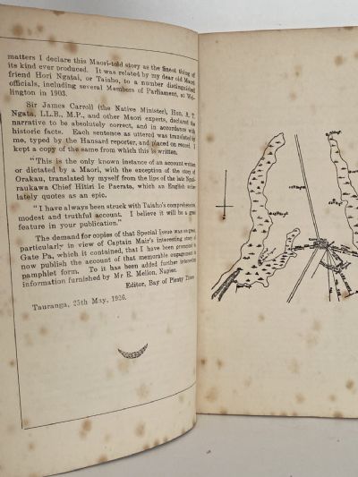 THE STORY OF GATE PA, April 29th 1864 1st edition