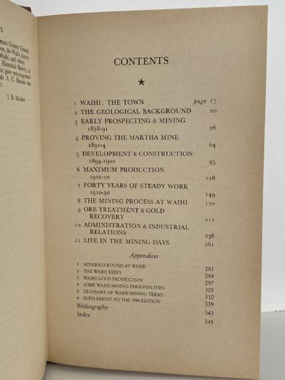 GOLD MINING AT WAIHI 1878 - 1952