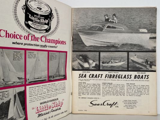 VINTAGE MAGAZINE: Sea Spray - October 1968 - Vol. 23, No. 9