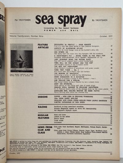 VINTAGE MAGAZINE: Sea Spray - October 1972 - Vol. 27, No. 9