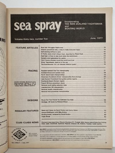VINTAGE MAGAZINE: Sea Spray - June 1977 - Vol. 32, No. 5