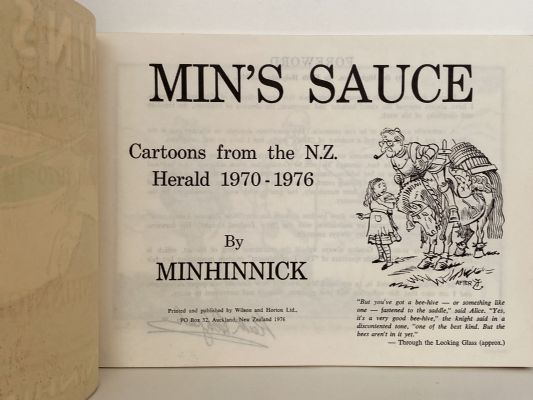 MIN'S SAUCE: Cartoons from the New Zealand Herald 1970 - 1976