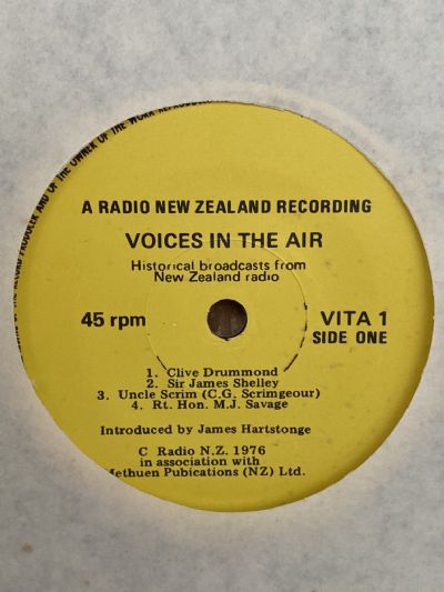 VOICES IN THE AIR: Radio Broadcasting in New Zealand
