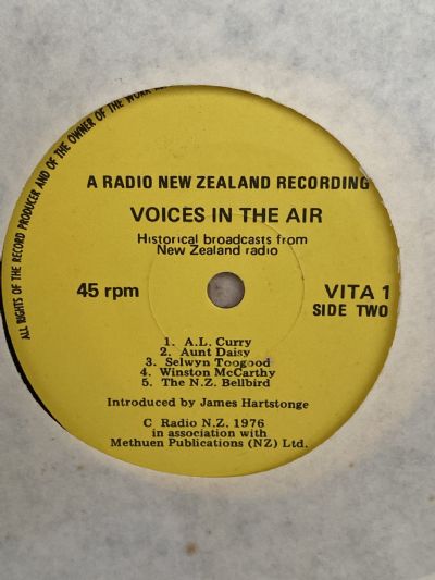 VOICES IN THE AIR: Radio Broadcasting in New Zealand