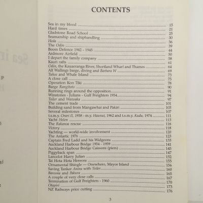 SEA IN MY BLOOD: Biography of Harry Julian