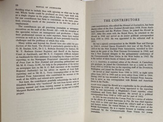 MANUAL OF JOURNALISM - New Zealand Herald