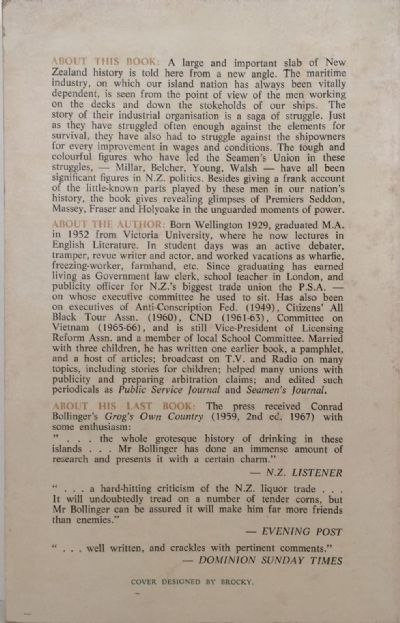 AGAINST THE WIND: The Story of The New Zealand Seamen's Union