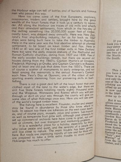 HISTORIC HOKIANGA: An Introductory Guide Book