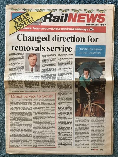 OLD NEWSPAPER: New Zealand Rail News - December 1987
