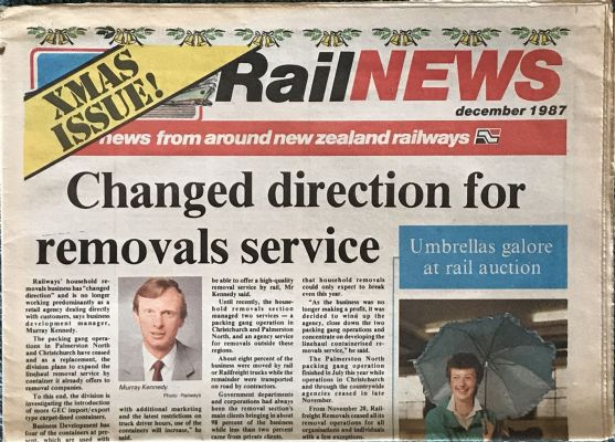 OLD NEWSPAPER: New Zealand Rail News - December 1987