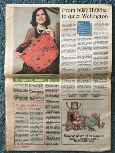 OLD NEWSPAPER: New Zealand Rail News - December 1987
