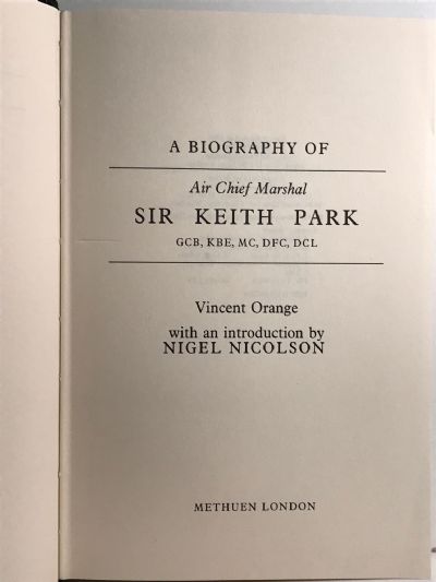 SIR KEITH PARK