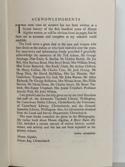 THE GOOD LOGS OF ALGIDUS