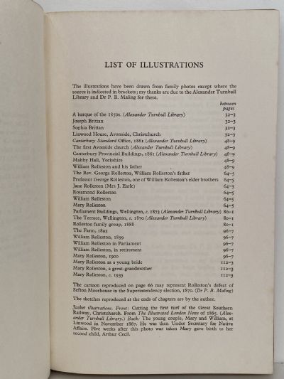 WILLIAM and MARY ROLLESTON: An Informal Biography