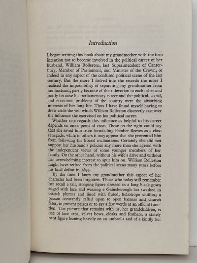 WILLIAM and MARY ROLLESTON: An Informal Biography