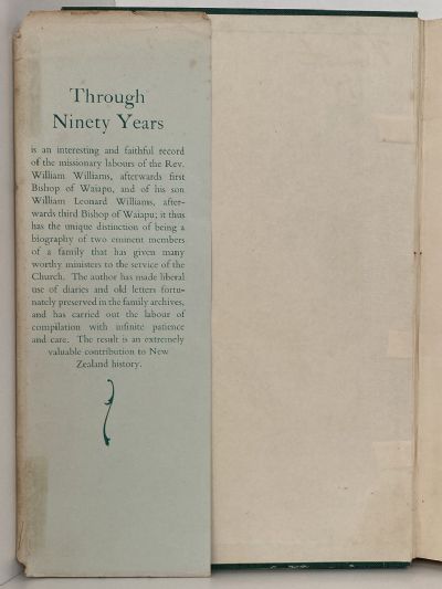 THROUGH NINETY YEARS 1826 - 1916: Life and Work Among the Maoris in New Zealand