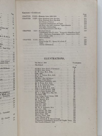 PALMERSTON NORTH HIGH SCHOOL HISTORICAL SURVEY 1902-1951