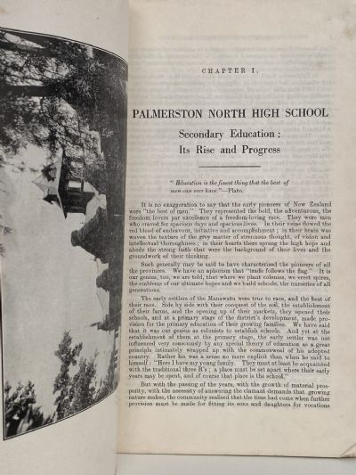 PALMERSTON NORTH HIGH SCHOOL HISTORICAL SURVEY 1902-1951