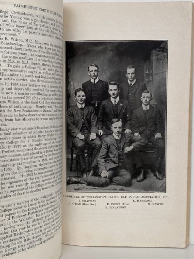 PALMERSTON NORTH HIGH SCHOOL HISTORICAL SURVEY 1902-1951