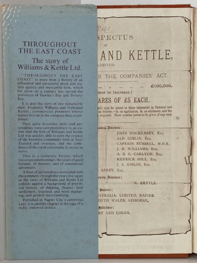 THROUGHOUT THE EAST COAST: The Story of Williams & Kettle Ltd