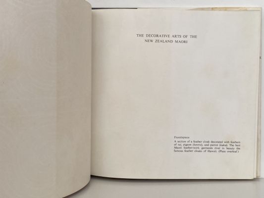 THE DECORATIVE ARTS of The New Zealand Maori 