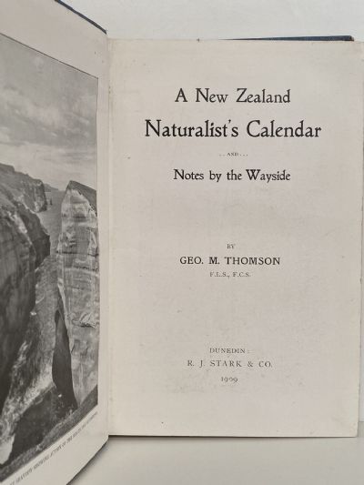 A NEW ZEALAND NATURALIST'S CALENDAR 1909