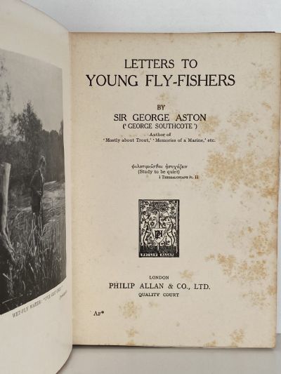 LETTERS TO YOUNG FLY FISHERS