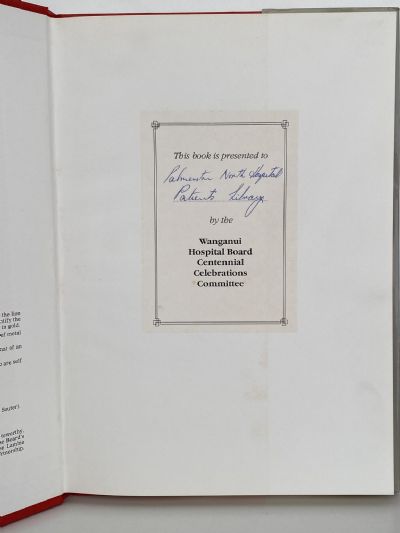 CARING FOR PEOPLE: A History of The Wanganui Hospital Board