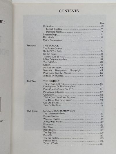 100 AND COUNTING: PONGAKAWA SCHOOL:  A History of Pongakawa School and District 1892-1992