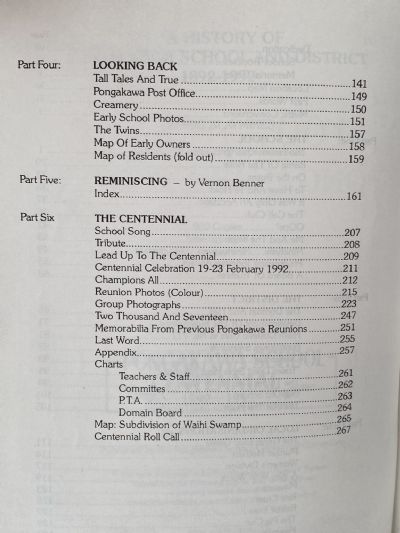 100 AND COUNTING: PONGAKAWA SCHOOL:  A History of Pongakawa School and District 1892-1992
