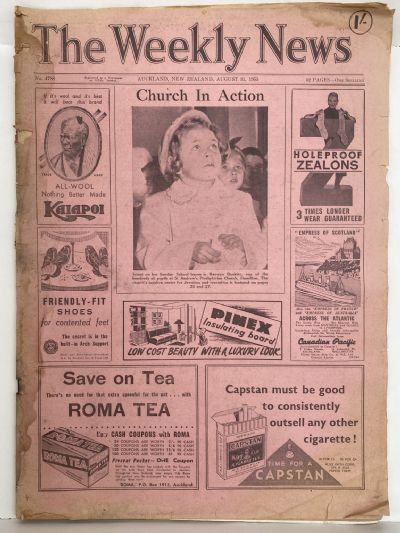 OLD NEWSPAPER: The Weekly News - No. 4788, 31 August 1955