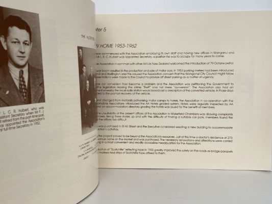 AA 75TH ANNIVERSARY LOG BOOK: A History of the Automobile Association in Wanganui 1911-1986