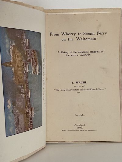 FROM WHERRY TO STEAM FERRY ON THE WAITEMATA