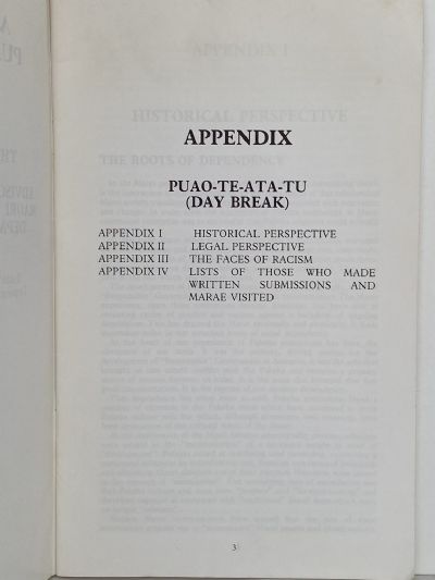 APPENDIX TO PUAO-TE-ATA-TU (DAYBREAK)