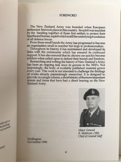 THE NEW ZEALAND ARMY: A History from the 1840s to the 1980s