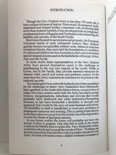 THE NEW ZEALAND ARMY: A History from the 1840s to the 1980s