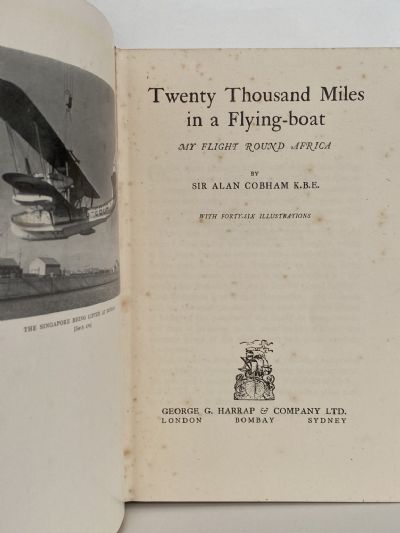 TWENTY THOUSAND MILES IN A FLYING-BOAT: My Flight Round Africa