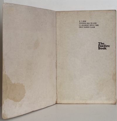 THE FOXFIRE BOOK