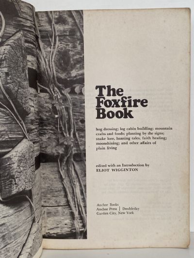 THE FOXFIRE BOOK