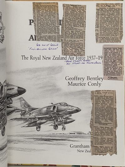 PORTRAIT OF AN AIRFORCE: The Royal New Zealand Air Force 1937 to 1987