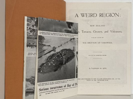 A WEIRD REGION: Eruption of Mt. Tarawera in 1886