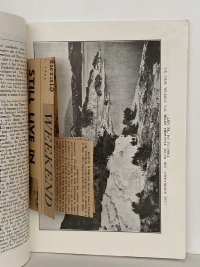 A WEIRD REGION: Eruption of Mt. Tarawera in 1886