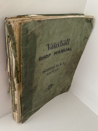 VAUXHALL SHOP MANUAL: Models H & I - 10 & 12 H.P. May 1949