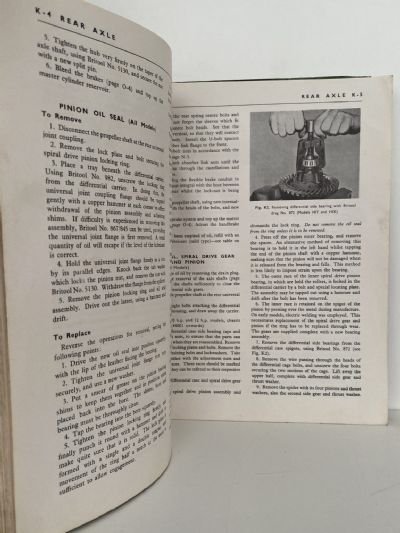 VAUXHALL SHOP MANUAL: Models H & I - 10 & 12 H.P. May 1949