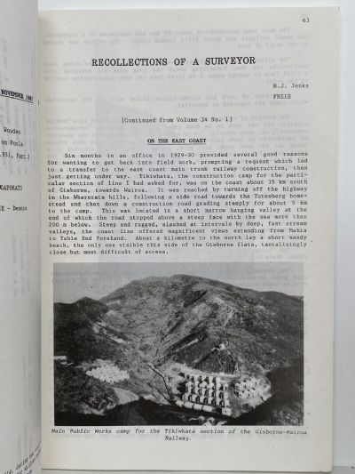 HISTORICAL REVIEW: Bay of Plenty Journal of History - Vol. 35, No. 2 - Nov 1987