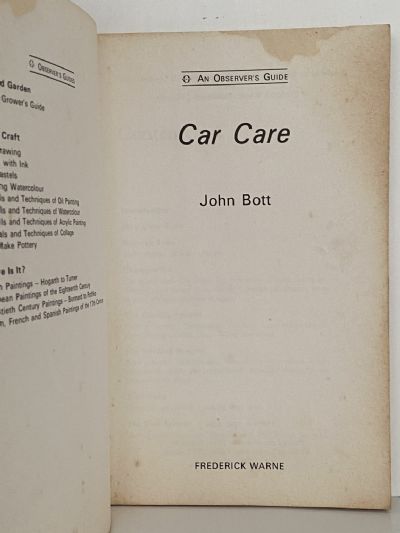 CAR CARE 1981