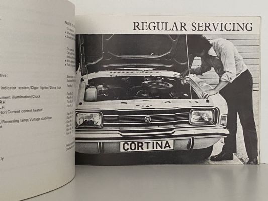 FORD CORTINA Mk3 Owner Handbook 1974