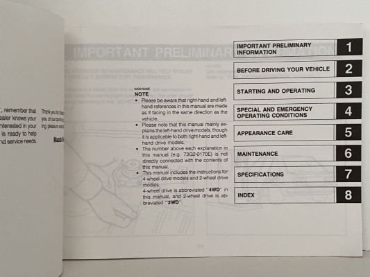 MAZDA 323: Owner's Manual 1987